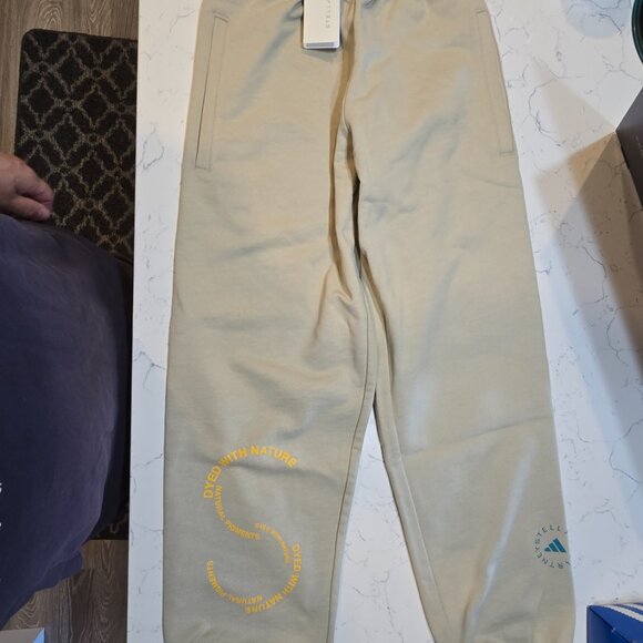 Brand New adidas by Stella McCartney Regular Sweatpants Beige IK9128 XXS/XS NEW - Picture 12 of 16